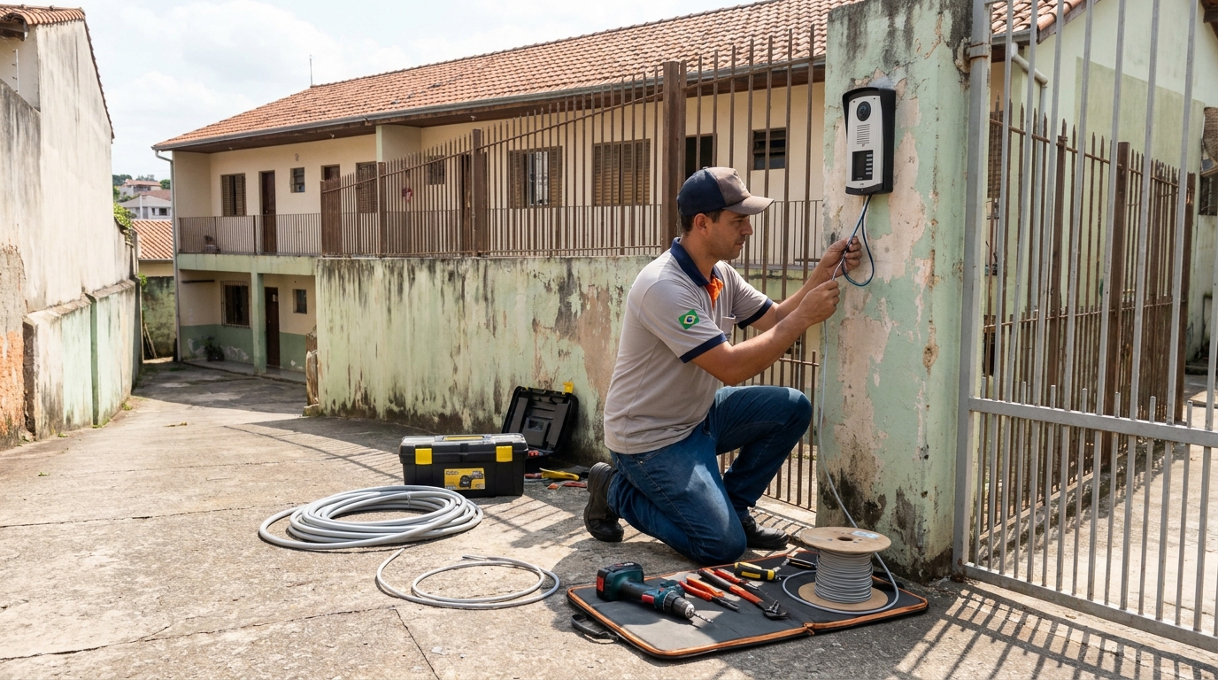 Instalação de Porteiro Eletrônico em Praia Grande‑SP